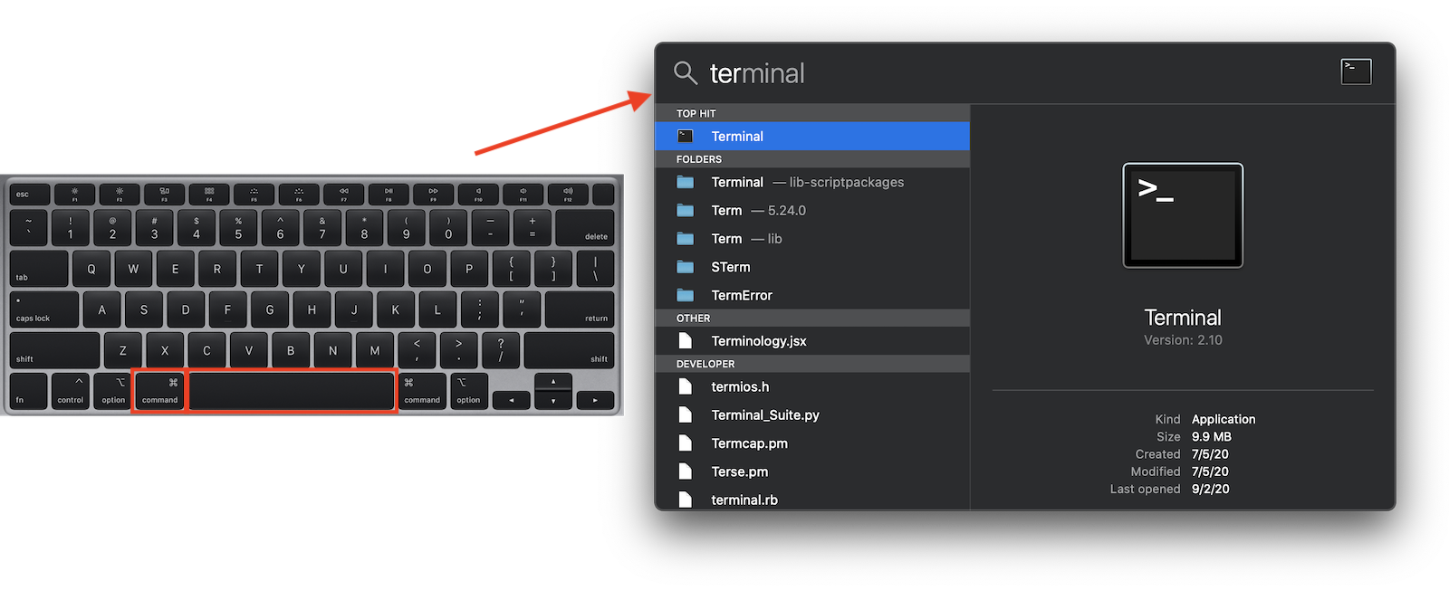 spotlight-tren-mac Một số thủ thuật, kinh nghiệm hữu ích trên macOS có thể bạn chưa biết