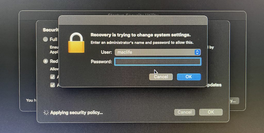 startup-security-3-1024x517-1 Giảm bảo mật (Reduced Security) để cài một số ứng dụng trên Mac Silicon (M1)