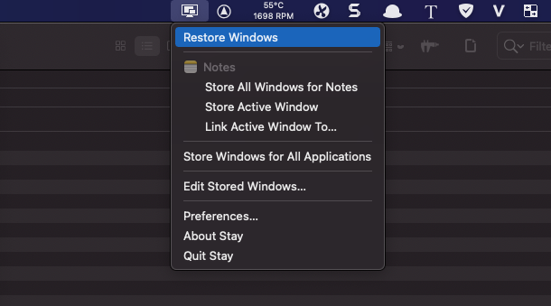 Stay – Lưu vị trí các cửa sổ trên màn hình