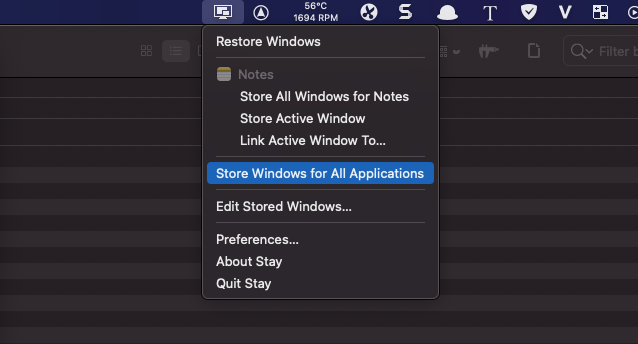 Stay – Lưu vị trí các cửa sổ trên màn hình