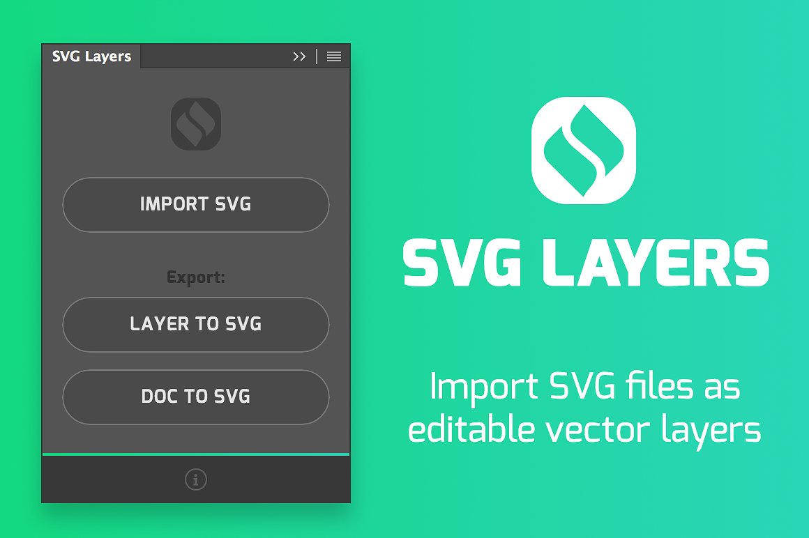 SVG Layers Panel for Adobe Photoshop