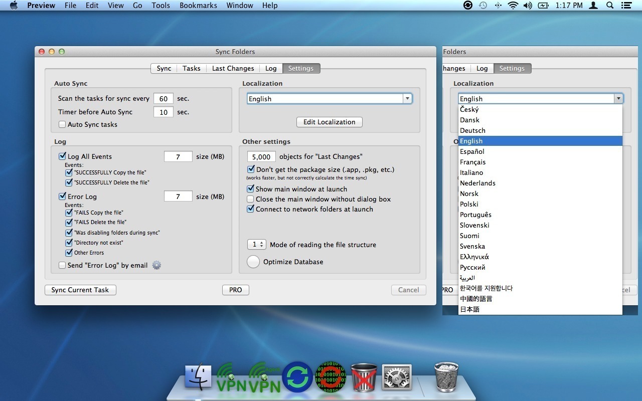 sync folders pro tai