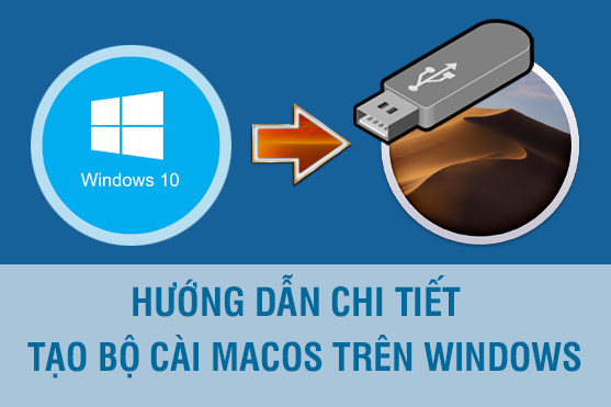 Hướng dẫn chi tiết cách tạo bộ cài Mac ngay trên Windows Hướng dẫn chi tiết cách tạo bộ cài Mac ngay trên Windows