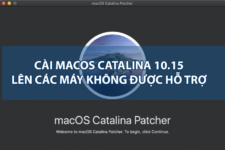 Tạo USB cài macOS Mojave 10.14, Catalina 10.15 trên các máy không được Apple hỗ trợ