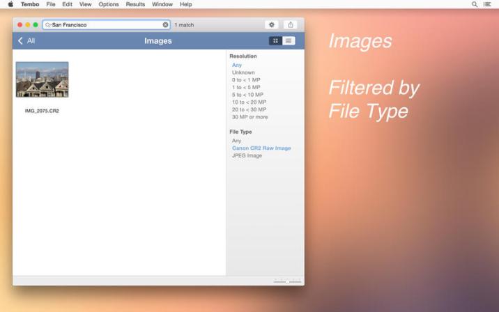 tempo_mac3 Tembo – Công cụ tìm kiếm file thay thế Spotlight