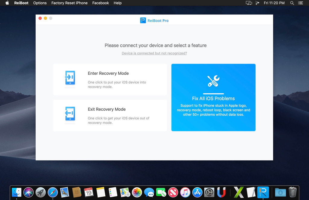 Tenorshare ReiBoot Pro – Vào Recovery Mode trên iOS dễ dàng