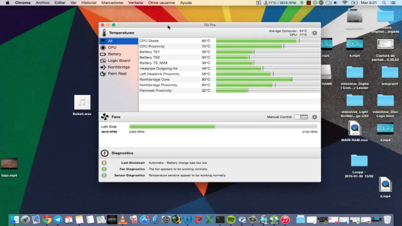 tg pro temperature gauge pro mac