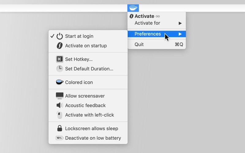 Theine – Phần mềm giữ cho Mac không “ngủ”