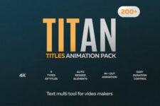 Titan – 200 Animated Titles Pack cho After Effect
