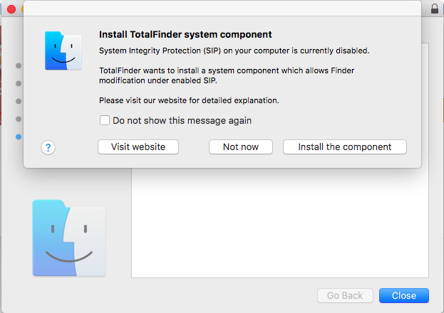 Hướng dẫn chi tiết cài đặt và “thuốc” TotalFinder trên macOS Sierra