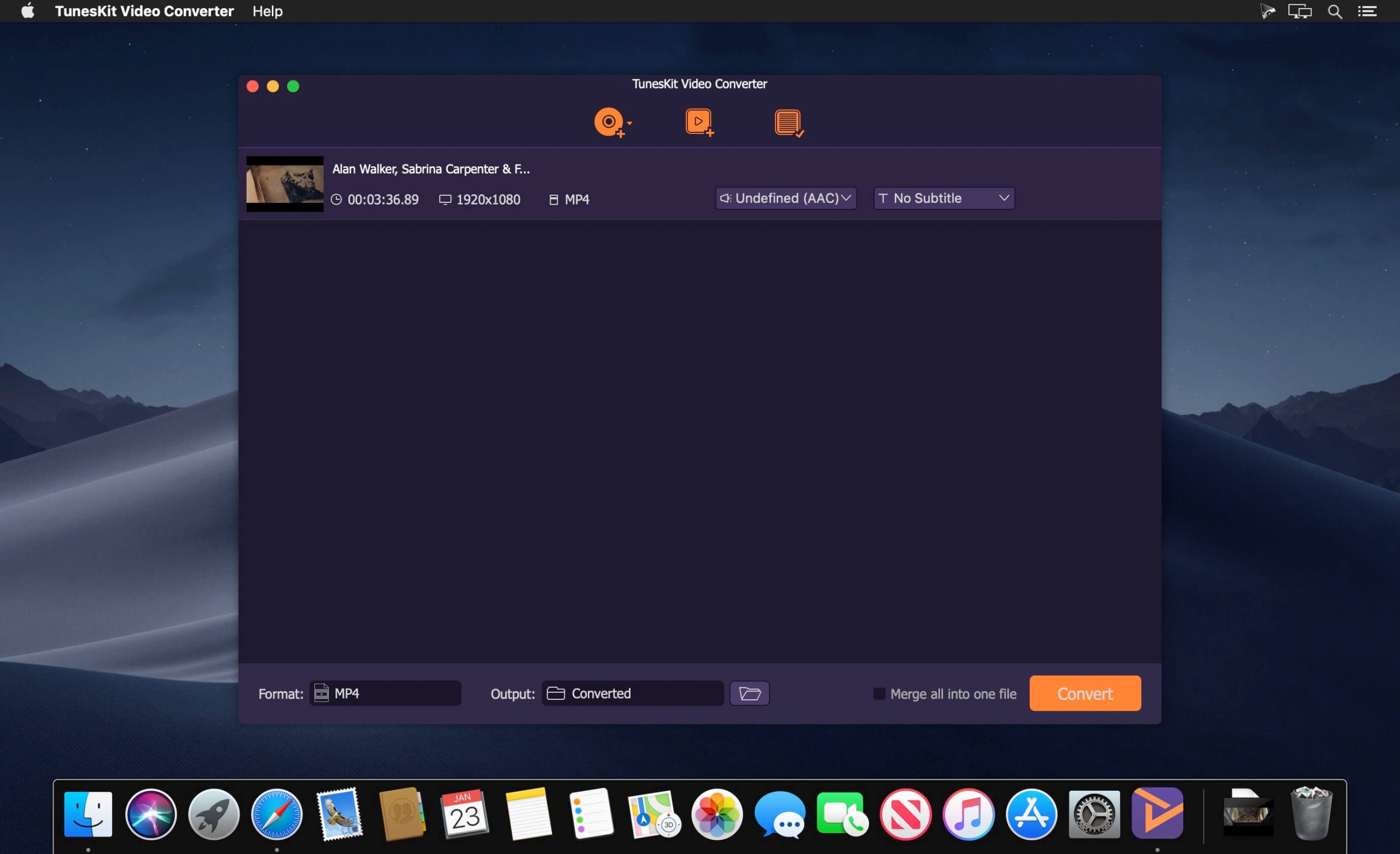 TunesKit Video Converter – Trình chuyển đổi định dạng Video gọn nhẹ