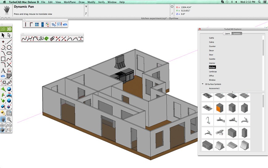 TurboCAD Pro cho Mac- Phần mềm thiết kế đồ họa, bản vẽ kỹ thuật