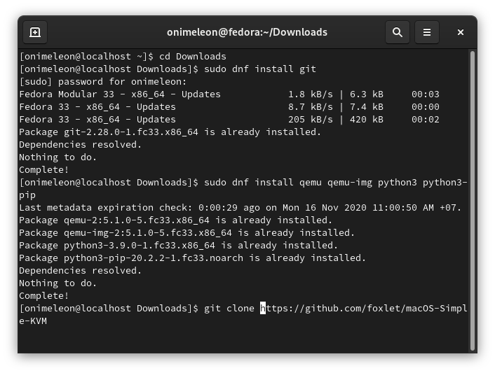 tutor-4 Hướng dẫn cài đặt máy ảo macOS trên những máy tính chạy Linux sử dụng macOS Simple KVM