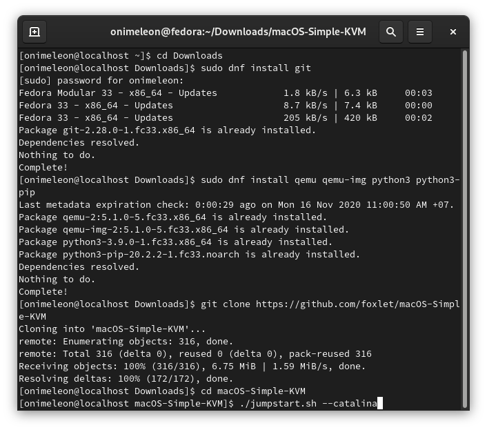 tutor-6 Hướng dẫn cài đặt máy ảo macOS trên những máy tính chạy Linux sử dụng macOS Simple KVM