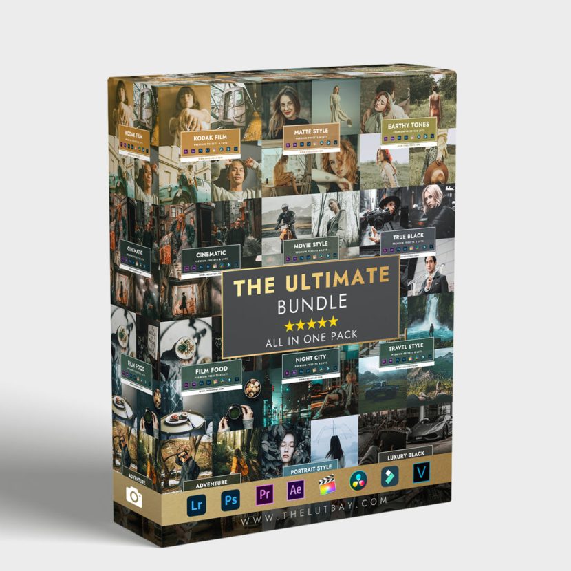 THELUTBAY – THE ULTIMATE BUNDLE – Preset cho Camera Raw – Lightroom Desktop & Moblie – LUTs