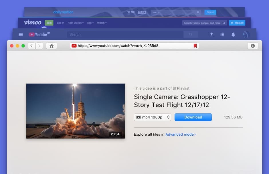 VideoDuke – Trình tải video, audio chuyên nghiệp trên Mac