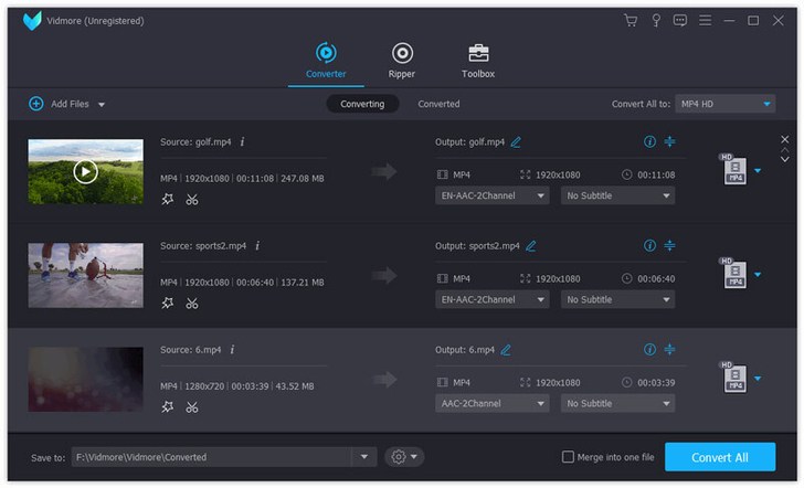 vidmore video converter 1