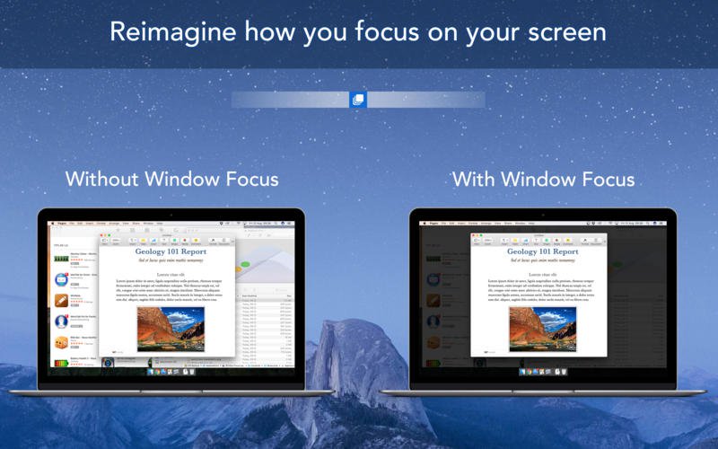 window-focus-mac Window Focus – Phần mềm giúp bạn tập trung vào màn hình làm việc