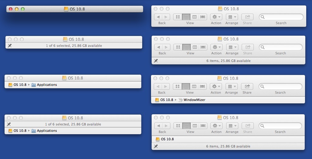 WindowMizer – Thu nhỏ cửa sổ, chỉ để lại thanh tiêu đề