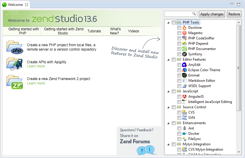 zend-studio1 Zend Studio – Phần mềm hỗ trợ lập trình PHP