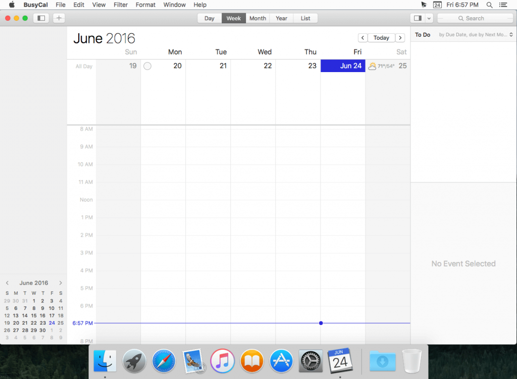 BusyCal – Xem lịch, nhắc nhở kế hoạch công việc trên Mac