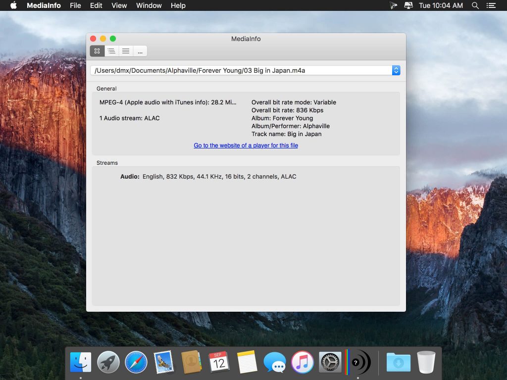 MediaInfo – Hiển thị thông tin chi tiết của file Media
