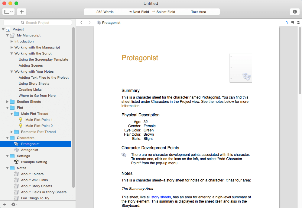 Storyist – Công cụ viết lách chuyên nghiệp