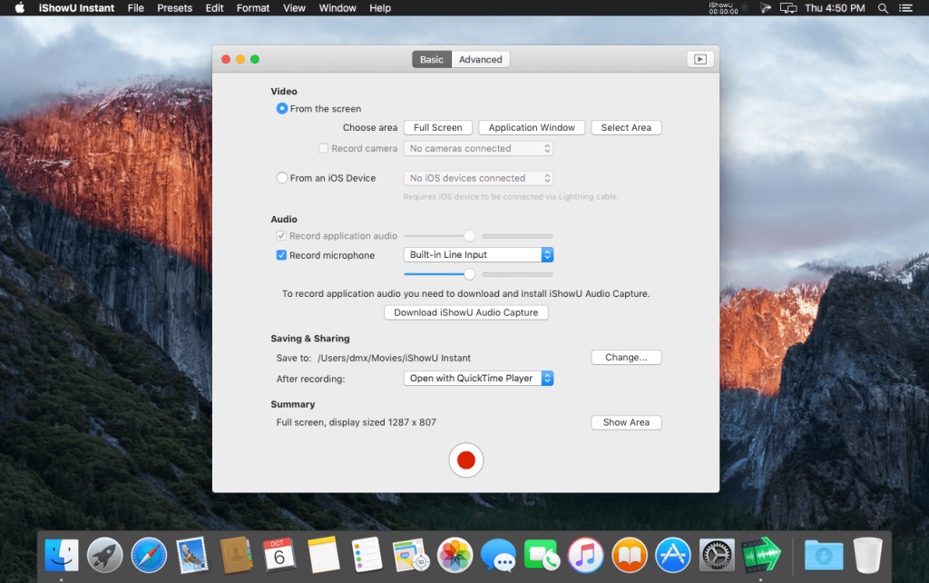iShowU Instant (Advanced) – Quay phim màn hình chuyên nghiệp