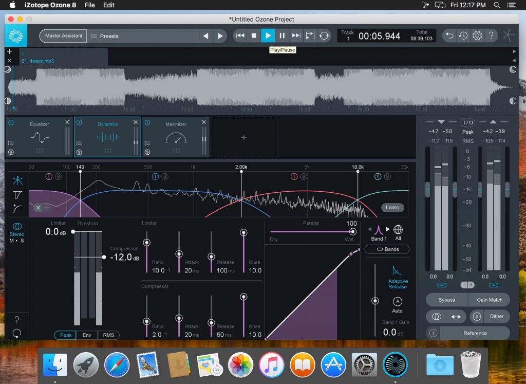 iZotope Ozone Advanced – Lọc nhiễu, chỉnh sửa âm thanh
