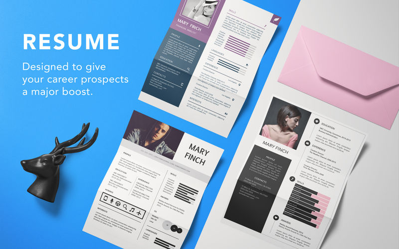 Resume Templates Design – thư viện templates CV dành cho Pages