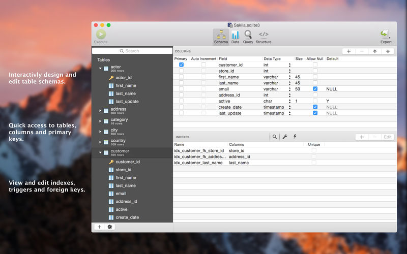 SQLPro cho SQLite – Công cụ sqlite editor tiện dụng