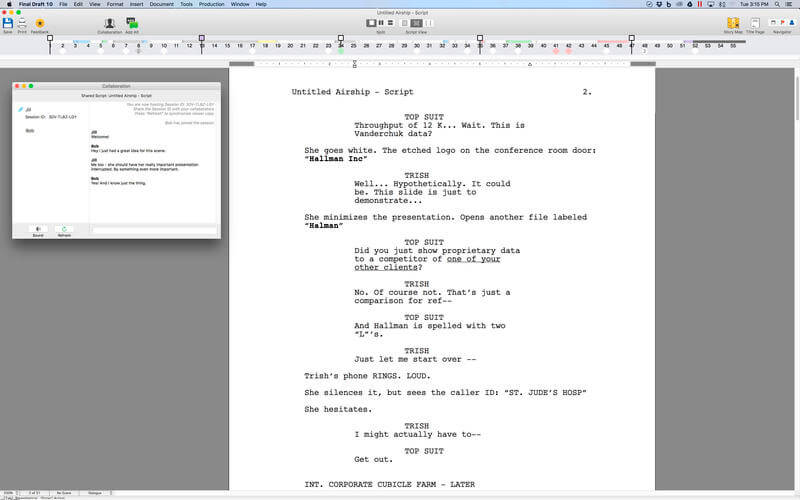 Final Draft – Ứng dụng soạn thảo kịch bản chuyên dụng