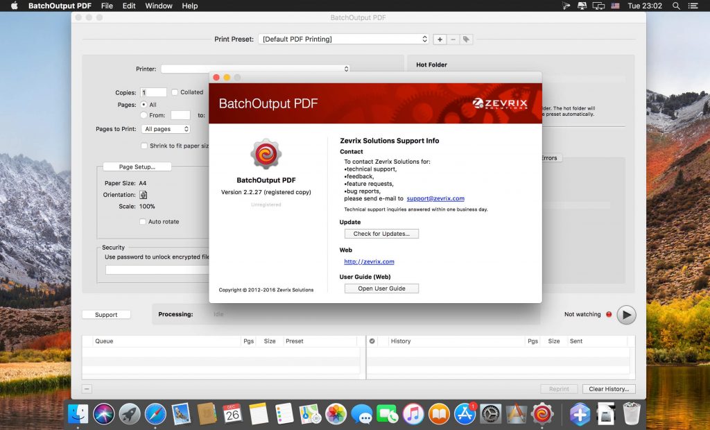 BatchOutput PDF – Hỗ trợ In file PDF hàng loạt