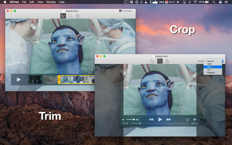 GIF’ted – Công cụ tạo ảnh Gif từ video