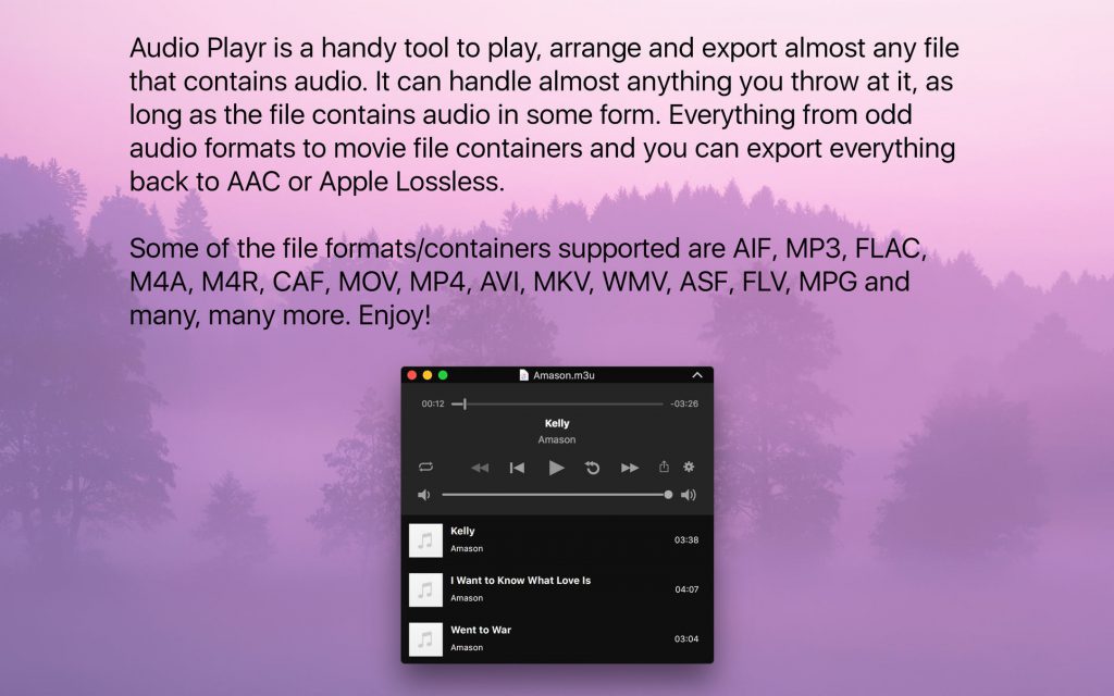 Audio Playr – Trình phát nhạc chất lượng cao