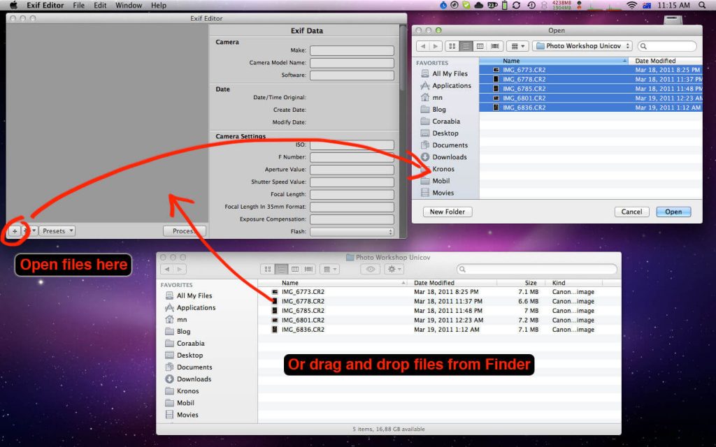 ExifEditor – Chỉnh sửa thông tin Exif ảnh