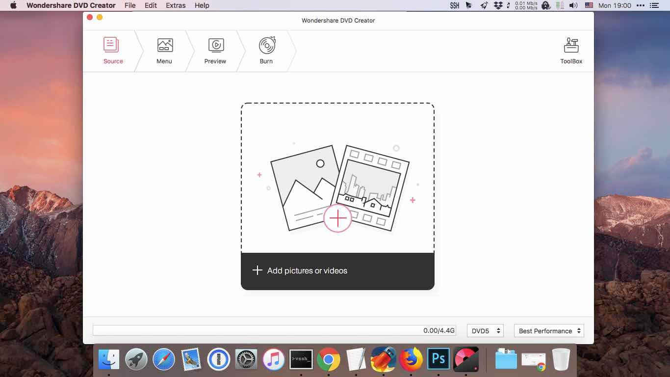 Wondershare DVD Creator – Ứng dụng biên tập, ghi DVD