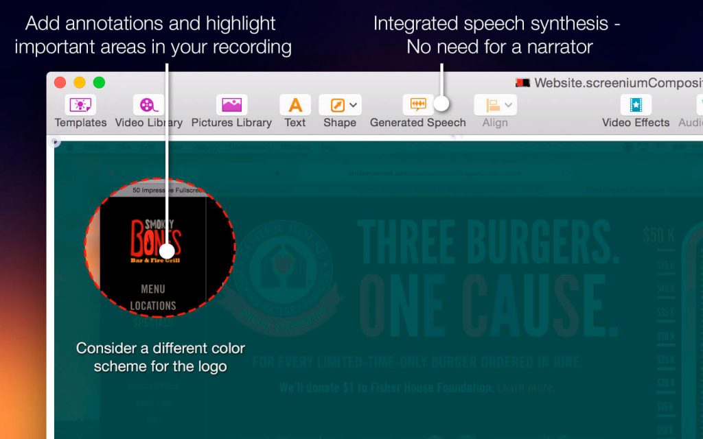 Screenium – Tiện ích nhỏ gọn quay phim màn hình
