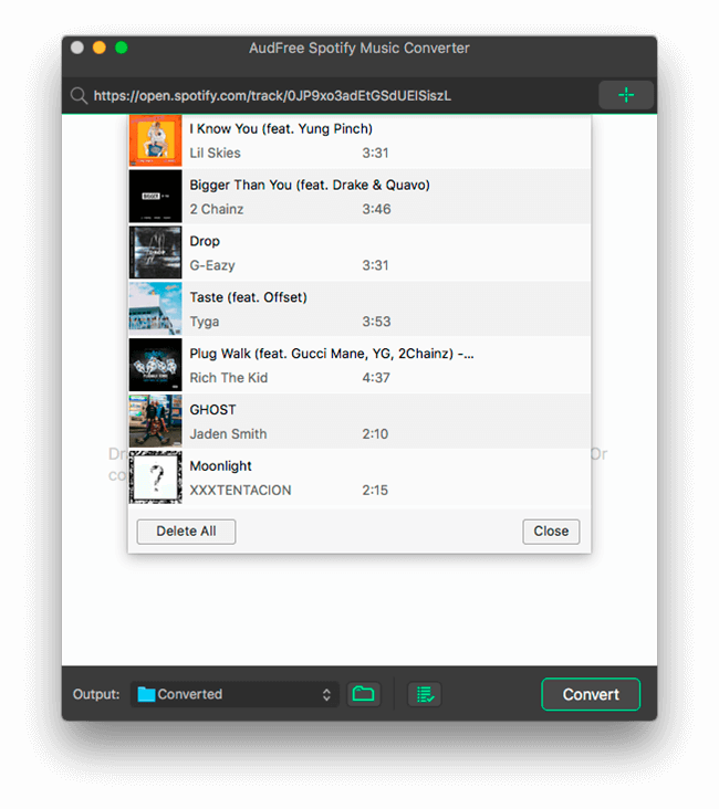 AudFree Spotify Music Converter – Tải và convert nhạc trên Spotify