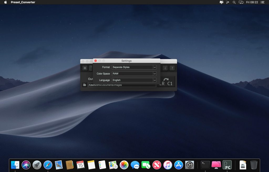 Picture Instruments Preset Converter Pro – Convert Preset LR sang Capture One