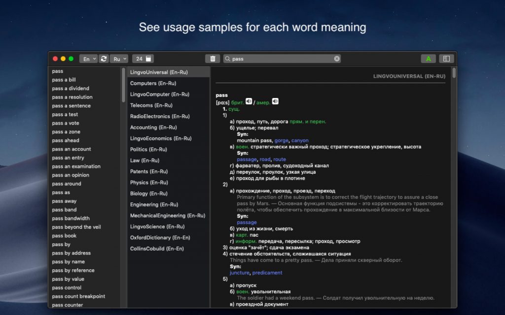 ABBYY Lingvo Dictionary – Ứng dụng tra từ điển đa ngôn ngữ