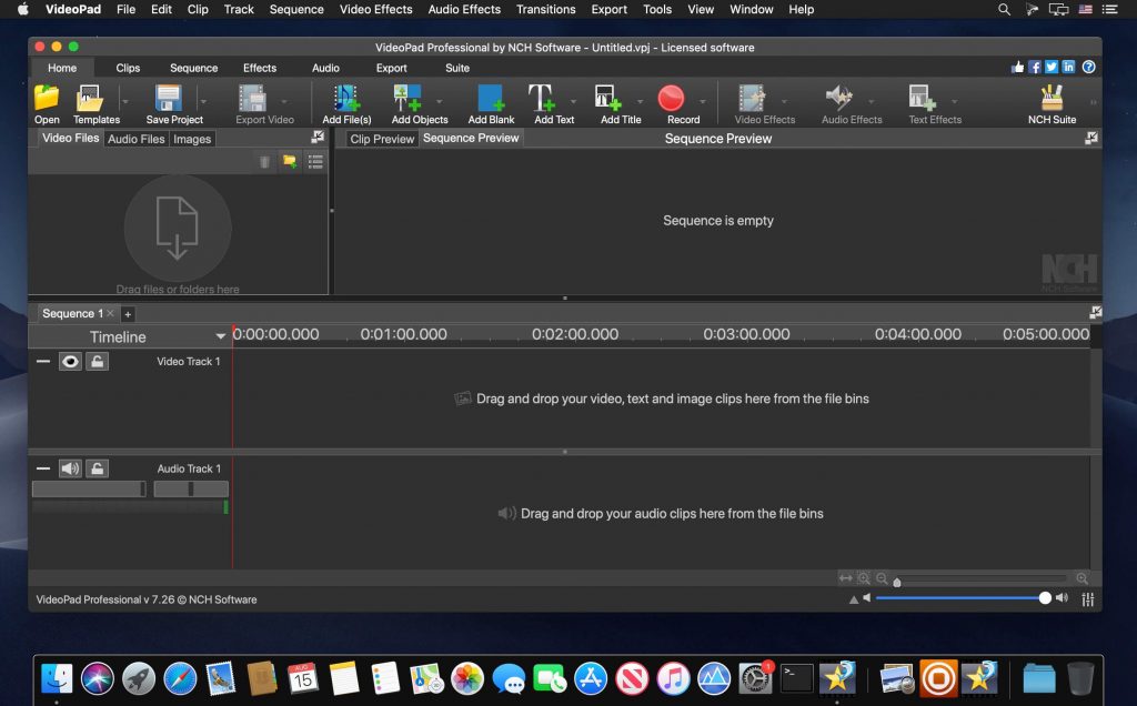 VideoPad Video Editor – Trình biên tập phim đơn giản, gọn nhẹ, dễ sử dụng