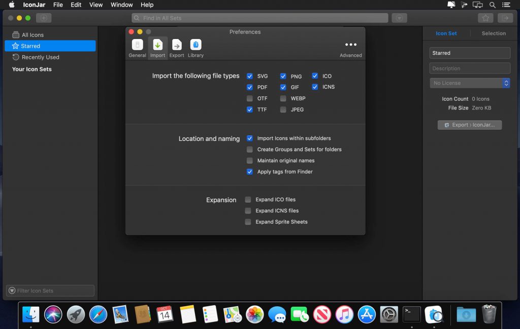 IconJar – Ứng dụng quản lý và sưu tập iCon chuyên dụng