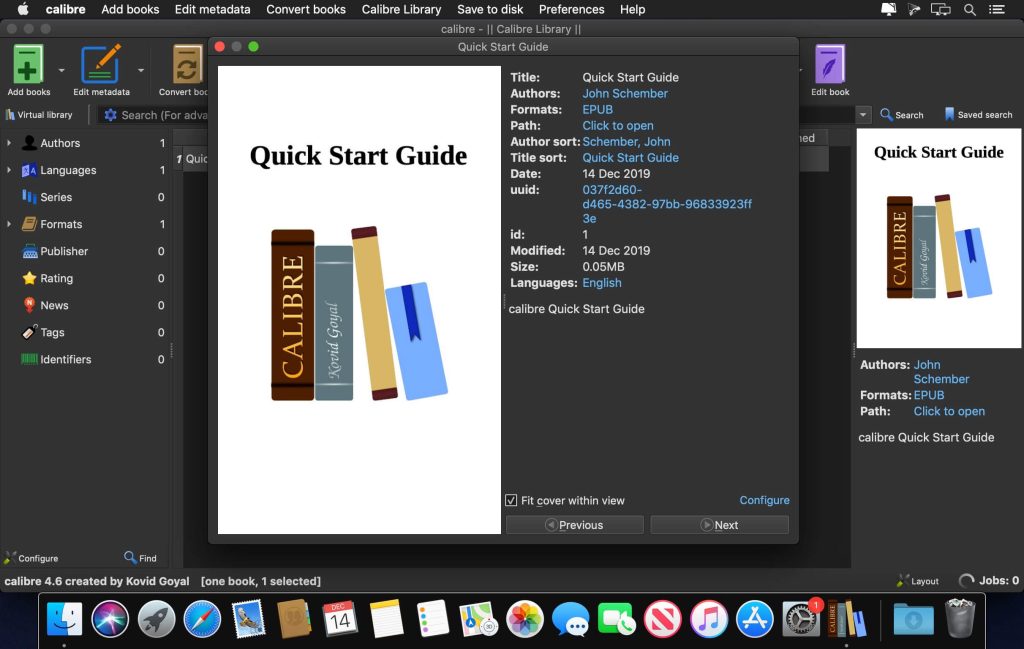Calibre – Công cụ quản lý thư viện Ebook