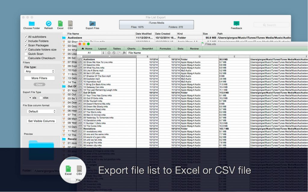 File List Export – Tạo danh sách file trong thư mục dễ dàng