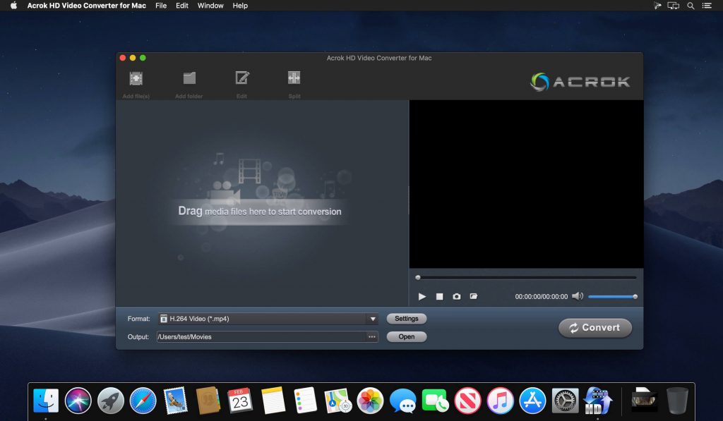 Acrok HD Video Converter – Công cụ chuyển đổi hầu hết mọi định dạng Video