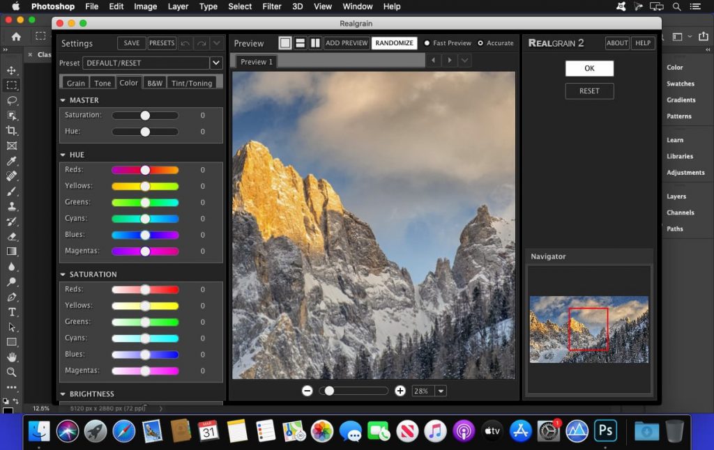 Imagenomic RealGrain for PTS – hỗ trợ tạo hạt, chỉnh màu trong Photoshop