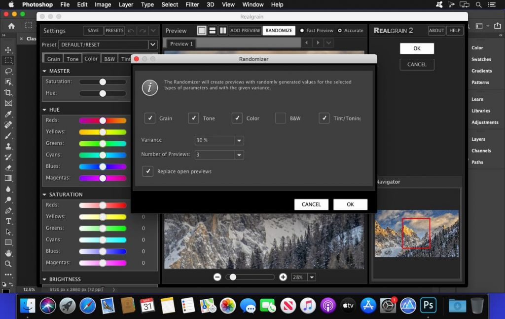 Imagenomic RealGrain for PTS – hỗ trợ tạo hạt, chỉnh màu trong Photoshop