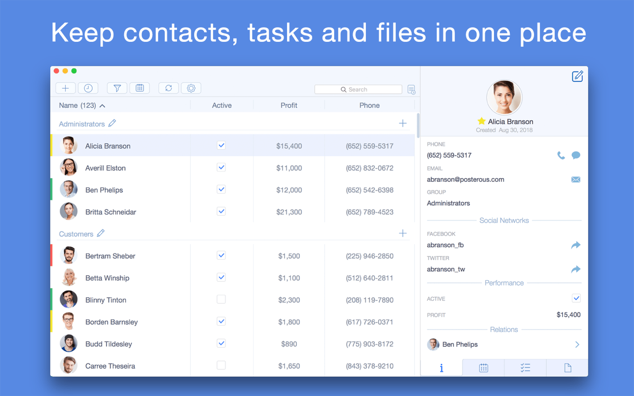 Top Contacts – Trình quản lý danh bạ nâng cao