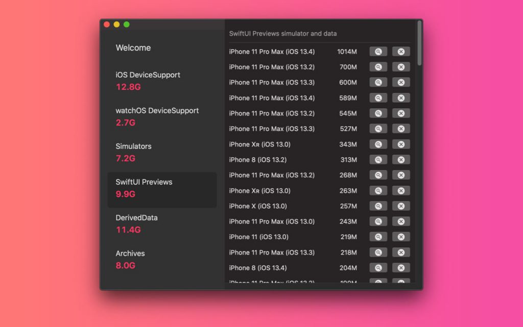 Cleaner for Xcode – Dọn dẹp và tăng tốc Xcode